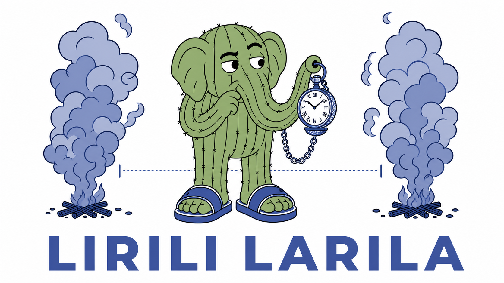 Lirili Larila deciding whether two smoke clouds are one fire